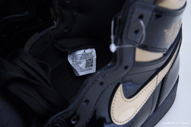METALLIC GOLD 1 555088-032 RETRO HIGH AIR (2020) BLACK JORDAN 0712